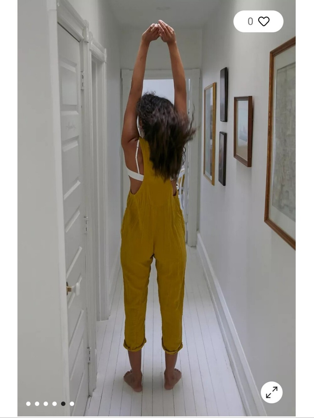 Urban Outfitters Rhea button front jumpsuit - Picture 6 of 7